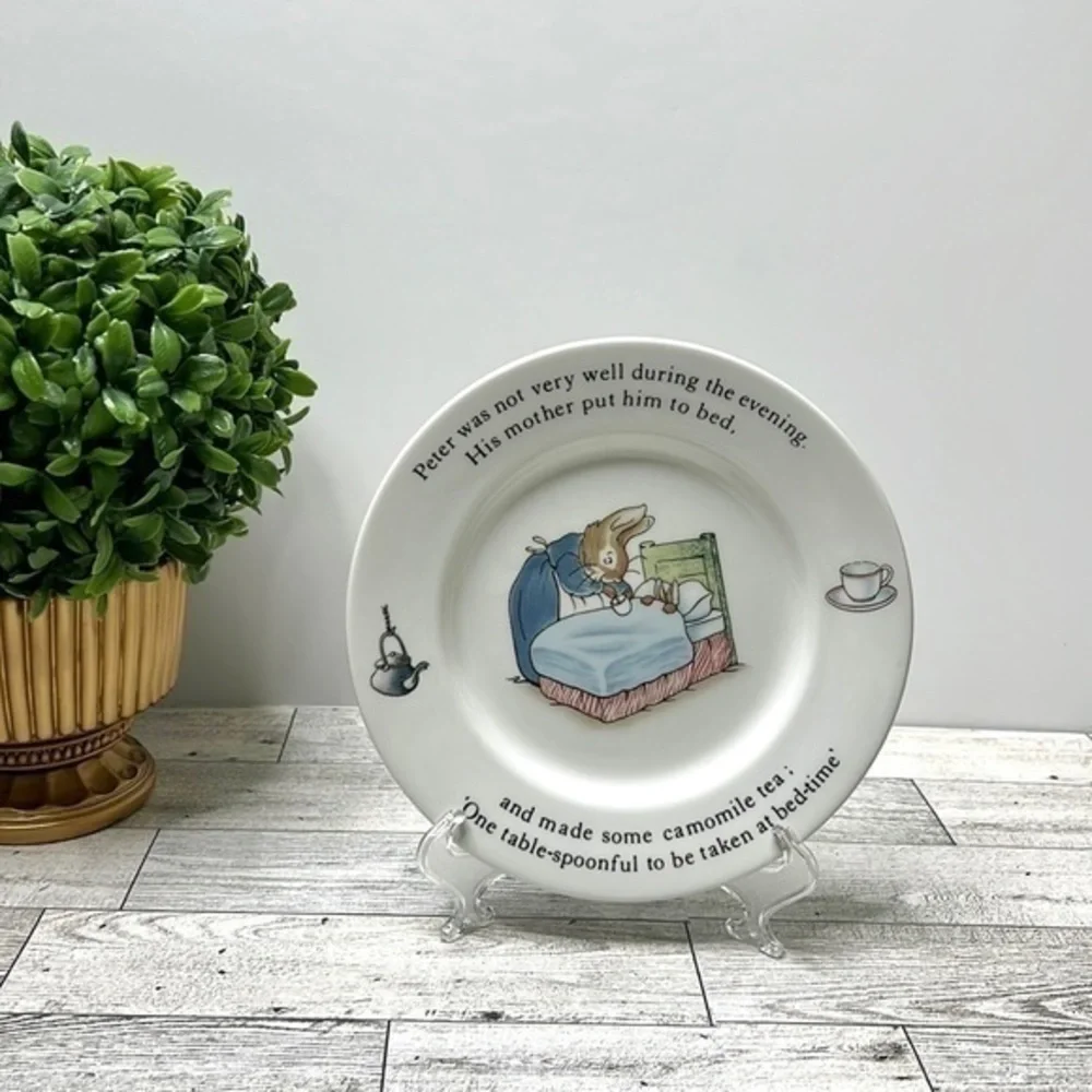 Wedgwood Beatrix Potter Peter Rabbit 7” Plate Number 48 in Original Box